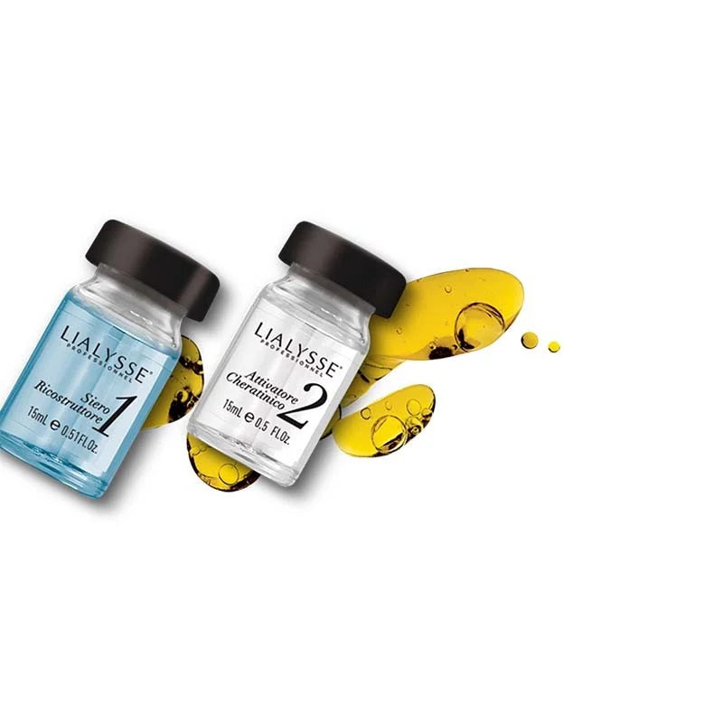 Trattamento ricostruzione capelli trattati e danneggiati con argan e keratin