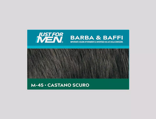 JUST FOR MEN Kit Colorazione Senza Ammoniaca per Barba e Baffi
