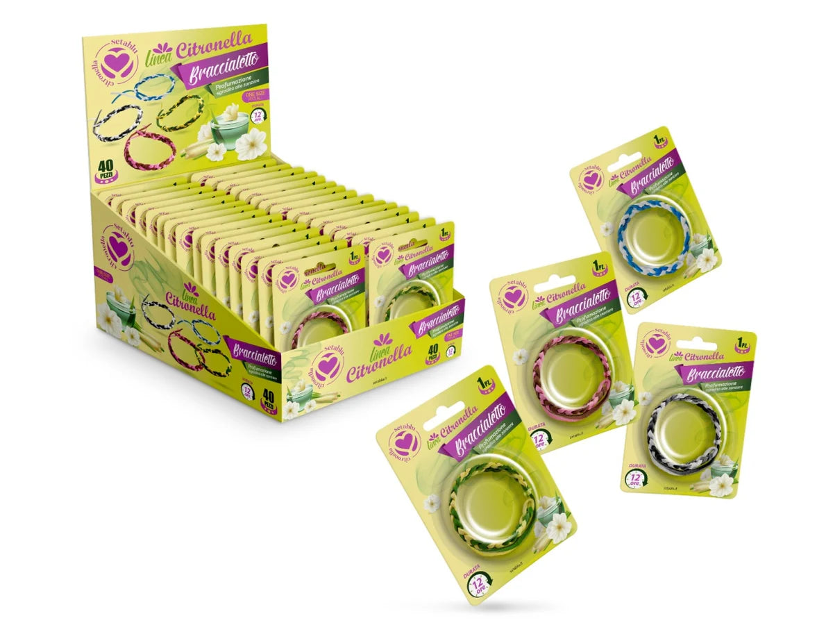 SETABLU CITRONELLA BRACCIALETTO ANTIZANZARE