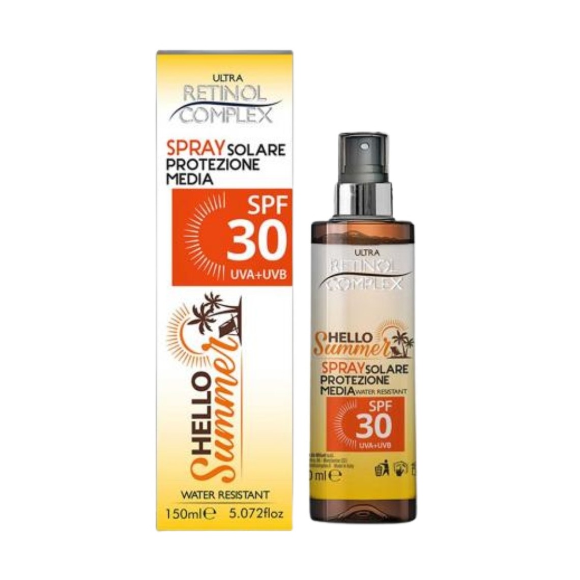 Retinol Complex Spray Solare Protezione Media SPF30 150ml
