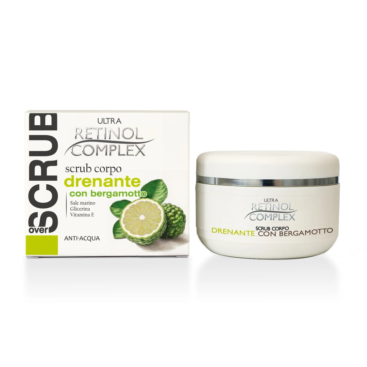 Retinol Complex Scrub Corpo Drenante con Bergamotto 250ml