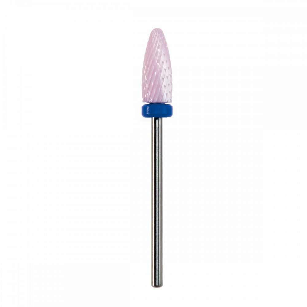 Estrosa Punta Fresa Conica Media Ceramica Rosa
