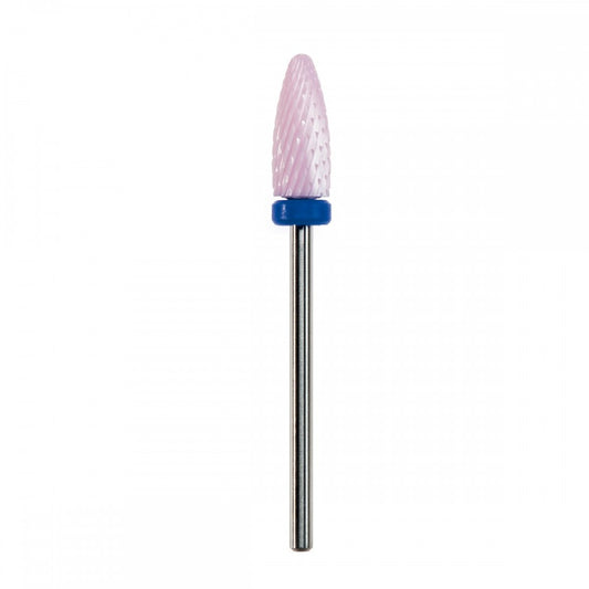 Estrosa Punta Fresa Conica Media Ceramica Rosa