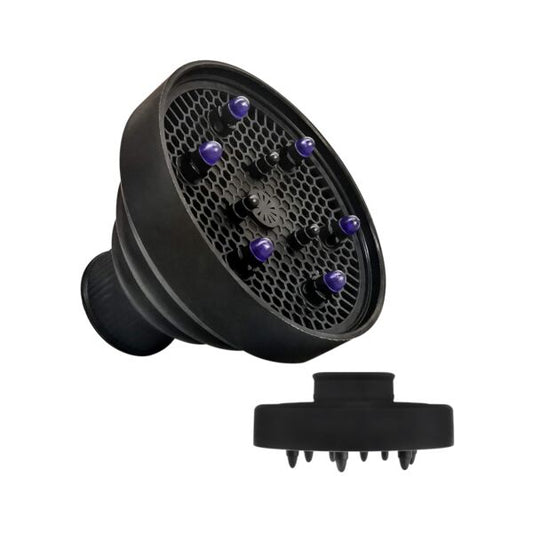 SALONXPRO DIFFUSORE RICHIUDIBILE IN SILICONE NERO