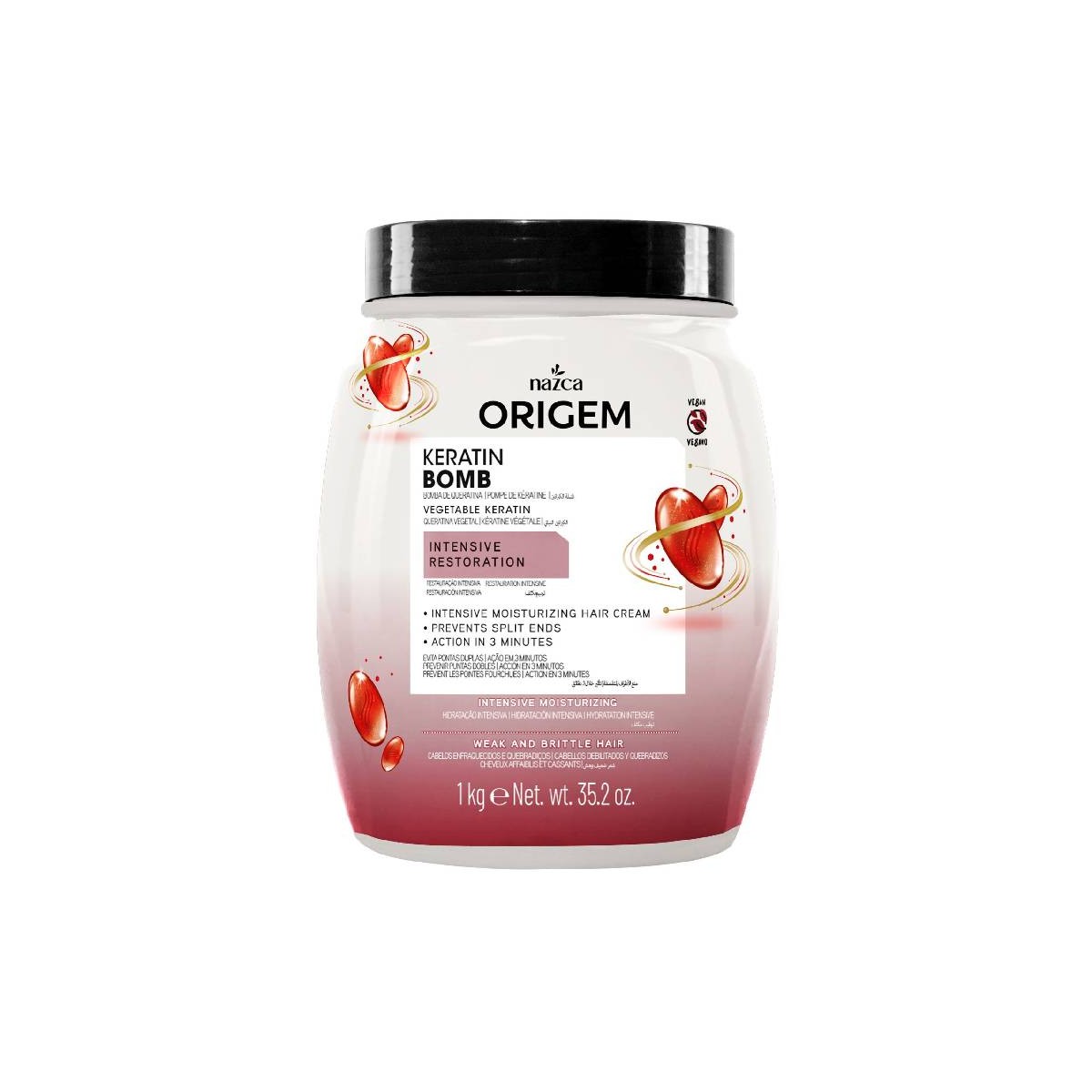 ORIGEM HAIR CREAM KERATIN BOMB MASCHERA RISTRUTTURANTE 1kg