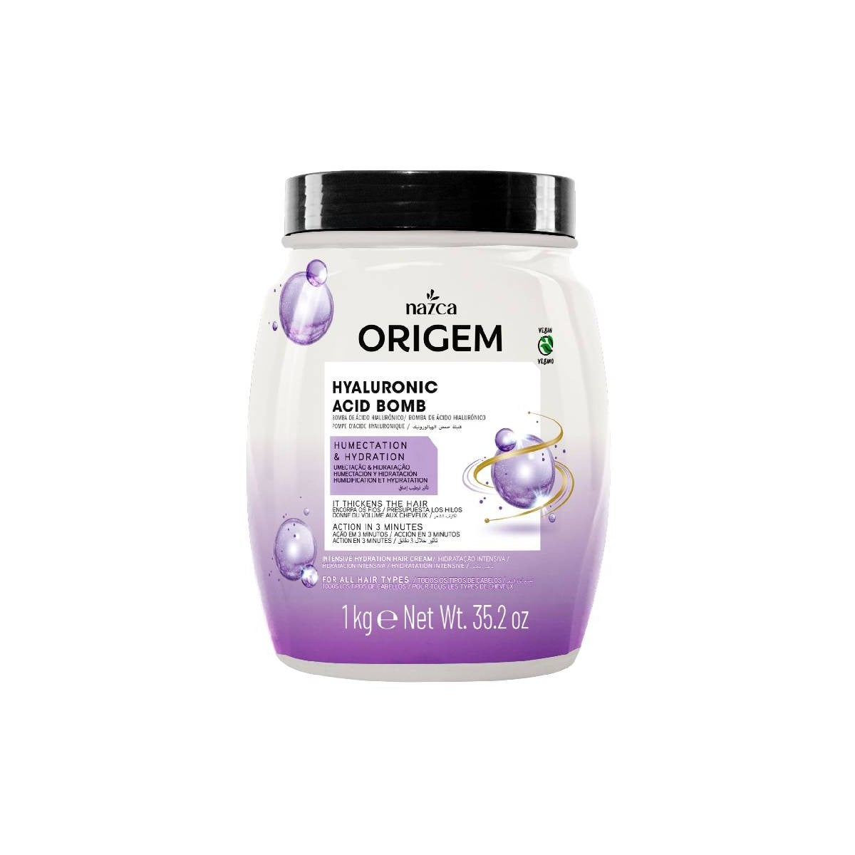 ORIGEM HAIR CREAM HYALURONIC ACID BOMB MASCHERA IDRATANTE 1kg
