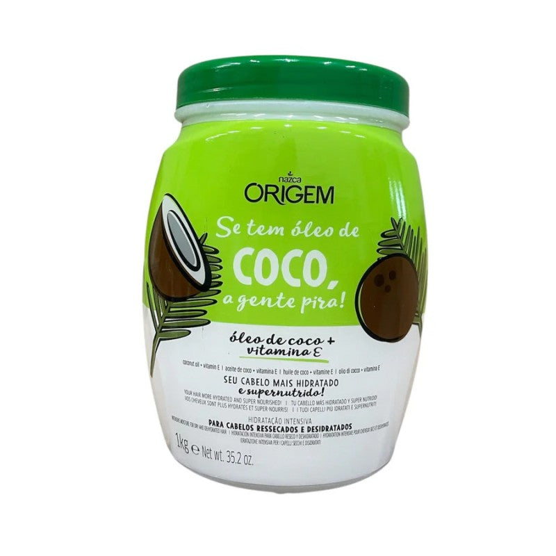 ORIGEM HAIR CREAM OLIO DI COCCO 1kg MASCHERA CAPELLI SECCHI E DISIDRATATI