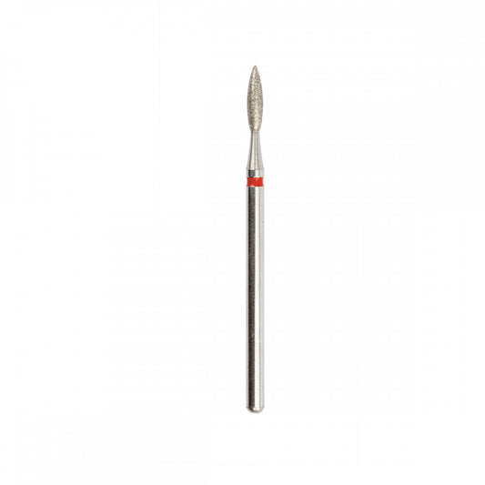 Estrosa Punta Fresa Fiamma Diamantata Rossa