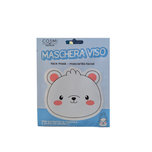 COSMI MASCHERA VISO IN TESSUTO GATTINO