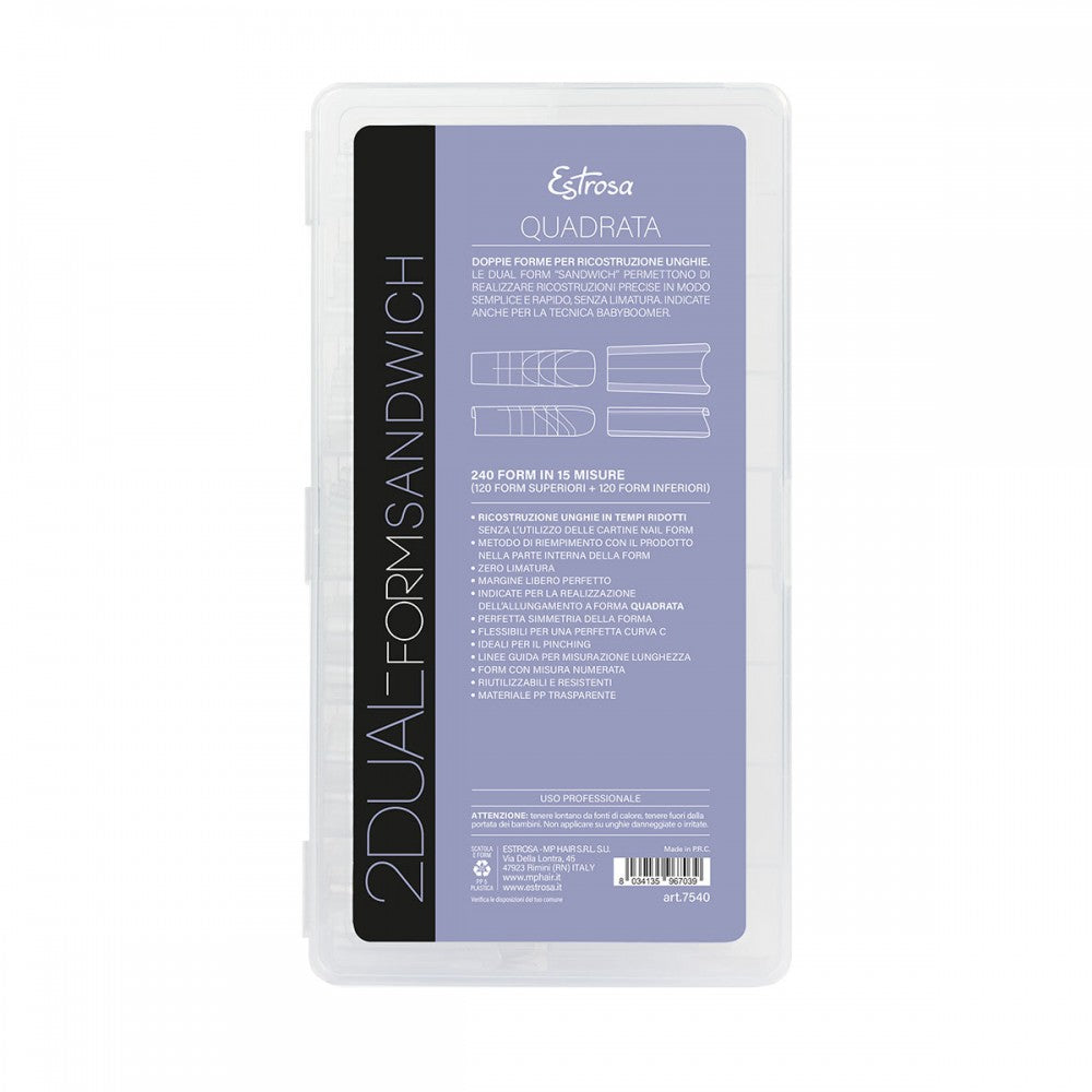 Estrosa Dual Form Sandwich Quadrata 240 Form in 14 Misure
