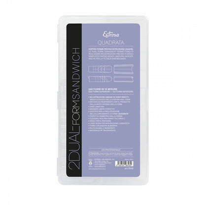 Estrosa Dual Form Sandwich Quadrata 240 Form in 14 Misure