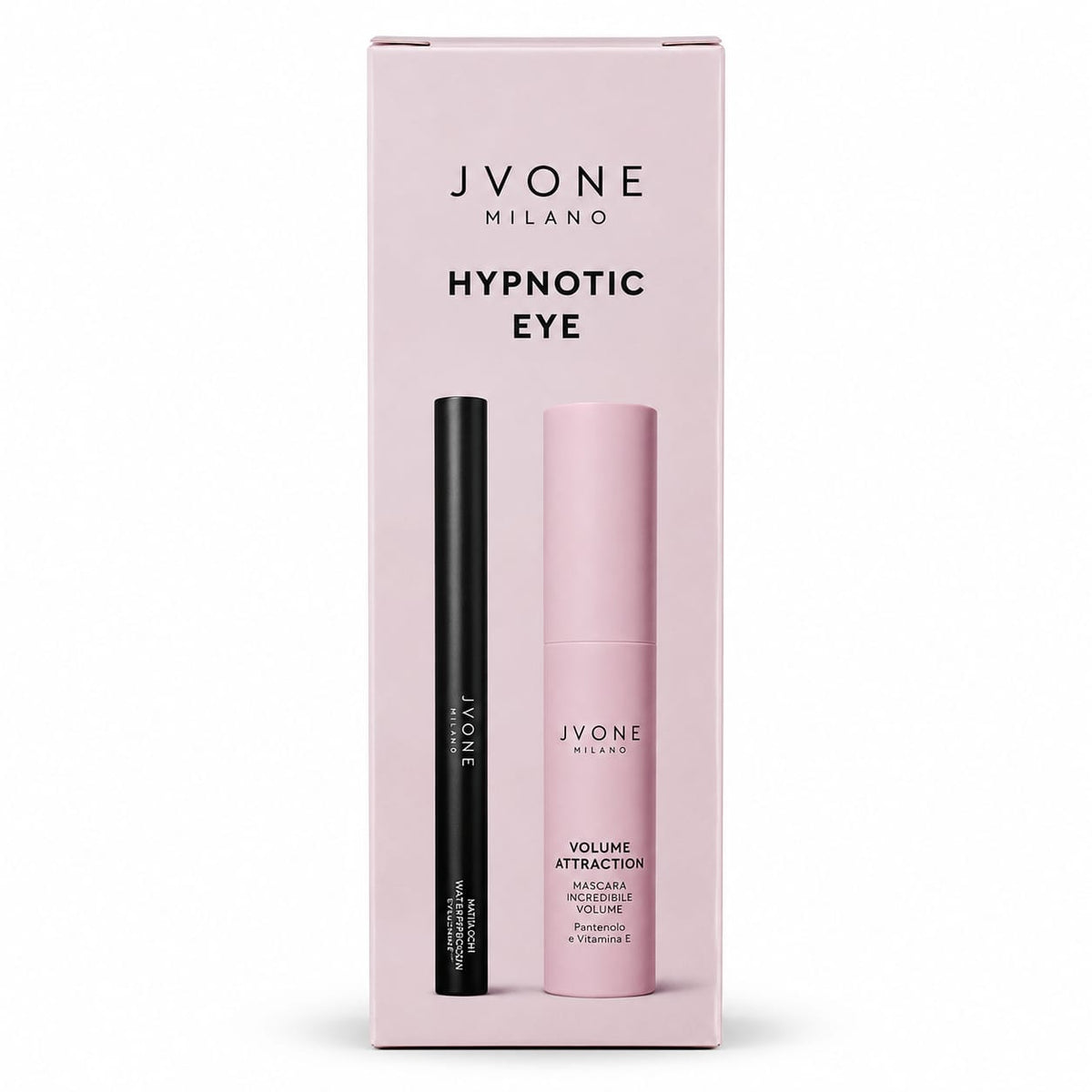 JVONE MILANO HYPNOTIC EYE KIT 2PZ MASCARA VOLUME ATTRACTION+EYELINER