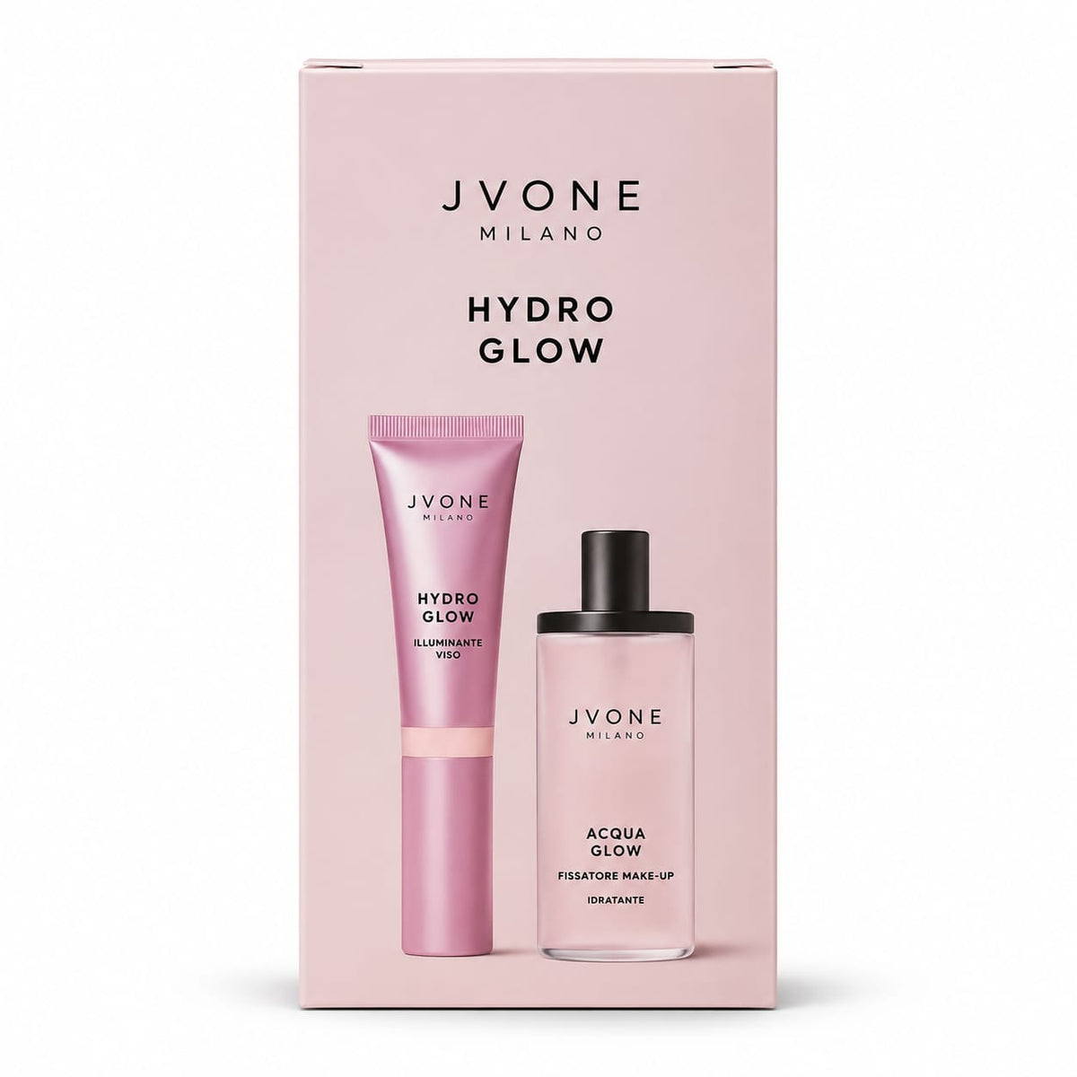 JVONE MILANO HALO GLOW KIT 2PZ WONDER PUFF 01 + GLOW WATER SPRAY