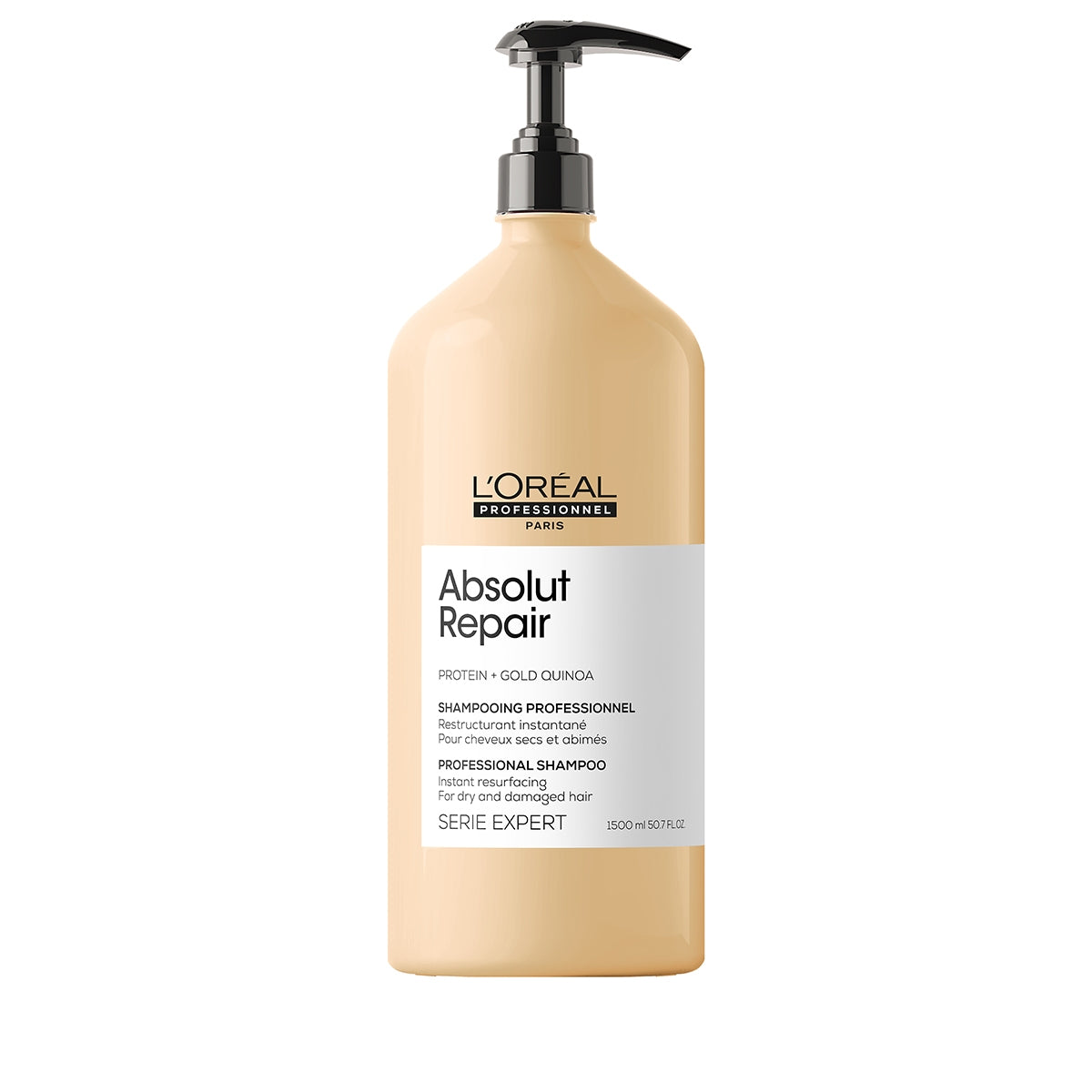 SHAMPOO ABSOLUT REPAIR PROTEIN + GOLD QUINOA 1,5l