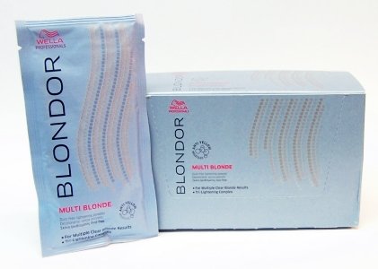 BLONDOR DECOLORANTE SENZA POLVERE ANTIGIALLO CONF.12 BUSTINE 30G