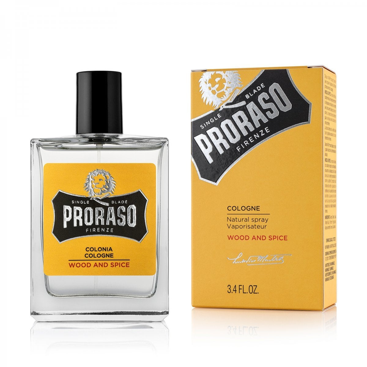 PRORASO COLONIA SPRAY BARBA WOOD AND SPICE 100ml