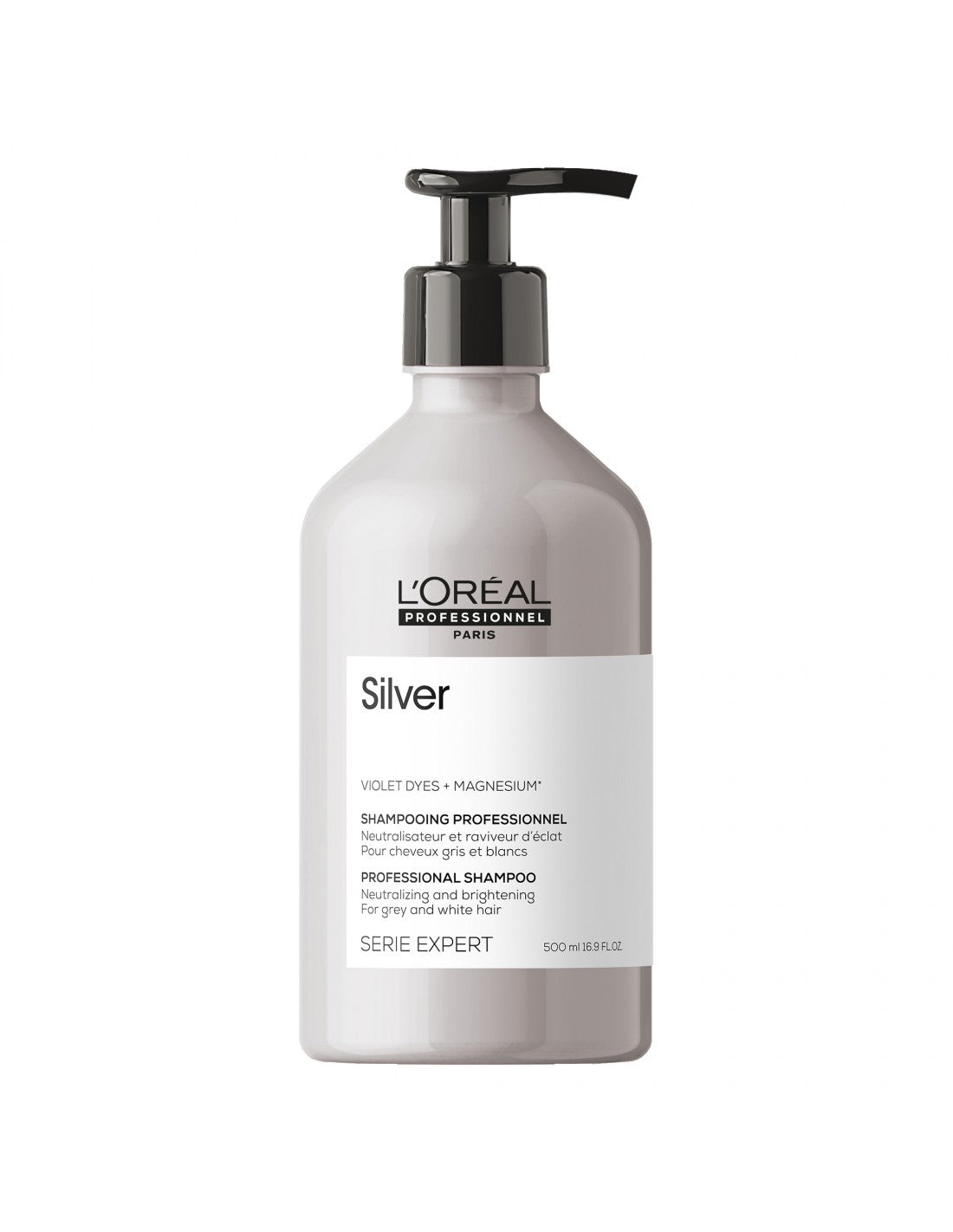 SILVER SHAMPOO SPLENDORE CAPELLI GRIGI E BIANCHI 500ml L'OREAL