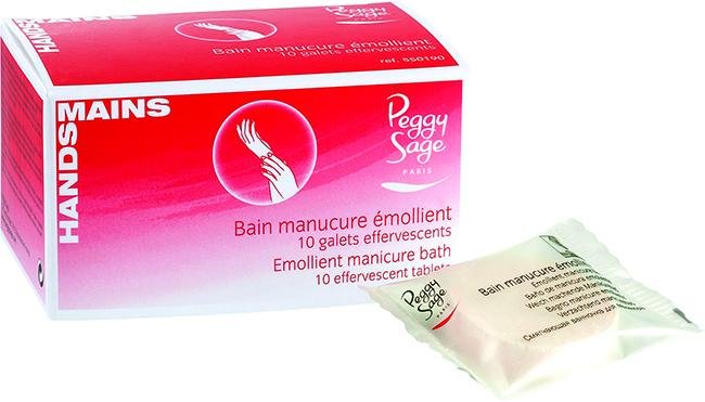 BAGNO MANICURE EMOLLIENTE 10 COMPRESSE EFFERVESCENTI ART.550190