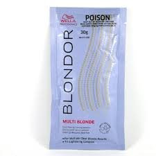 WELLA BLONDOR CREMA DECOLORANTE SENZA POLVERE ANTIGIALLO BUSTINA 30G