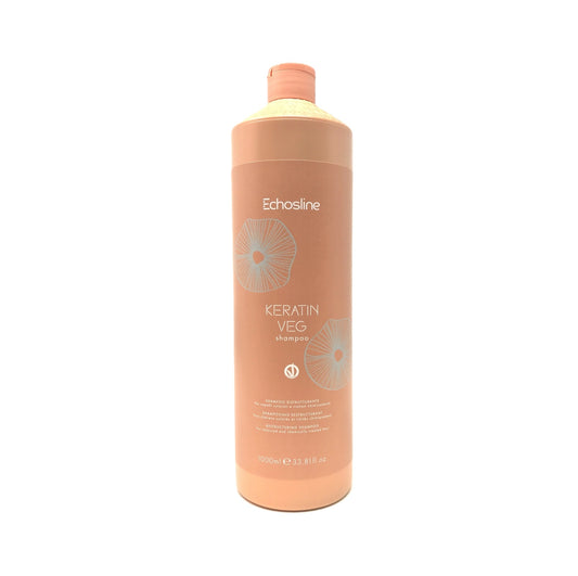 ECHOS KERATIN VEG SHAMPOO RISTRUTTURANTE CAPELLI COLORATI E TRATTATI 1l