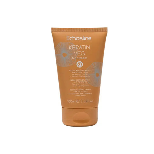 ECHOS KERATIN CREMA RISTRUTTURANTE DOPPIE PUNTE PER CAPELLI TRATTATI 100ml