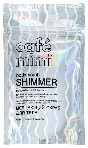 cafÃ mimi SCRUB CORPO SHIMMER MANGOSTANO & AVOCADO 150g