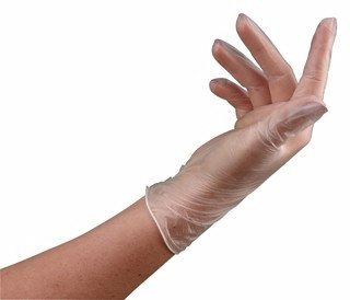 GUANTI VINILE SCATOLA 50pz MEDIUM ART.093223155