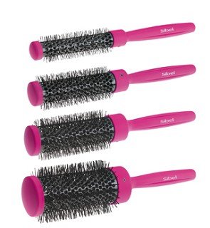 KIT 4 SPAZZOLE TURMALINA FUCSIA ART.8452322