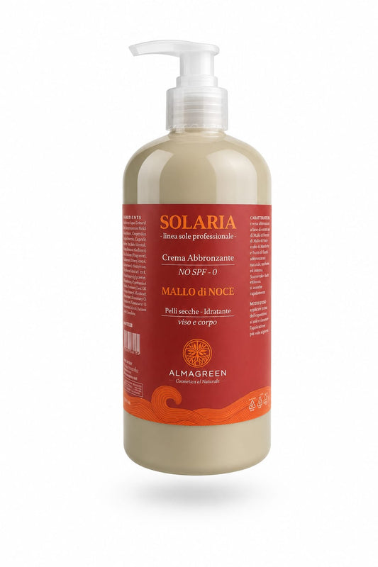 CREMA SOLARE ABBRONZANTE MALLO DI NOCE 1l