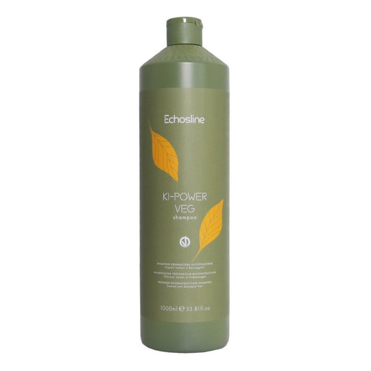 KI POWER VEG SHAMPOO RICOSTRUZIONE CAPELLI DANNEGGIATI 1l ECHOS LINE